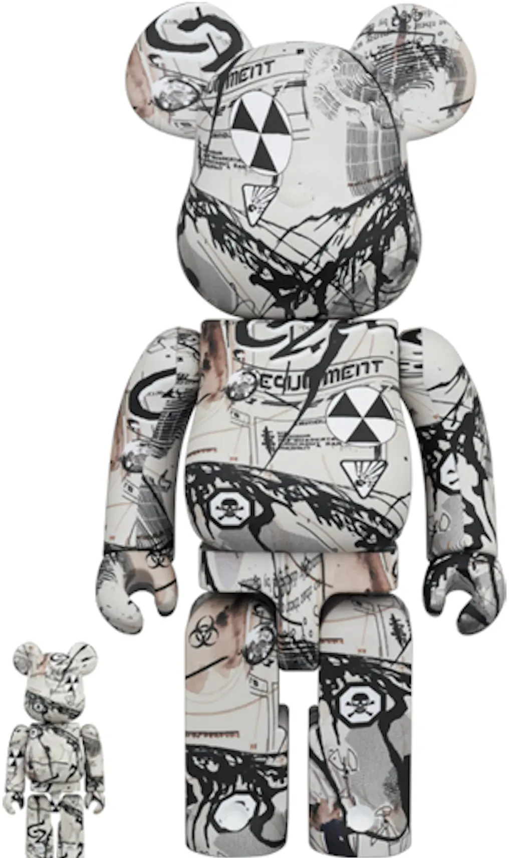 Mô Hình Bearbrick Hiroki Sukuda 100% &amp; 400%