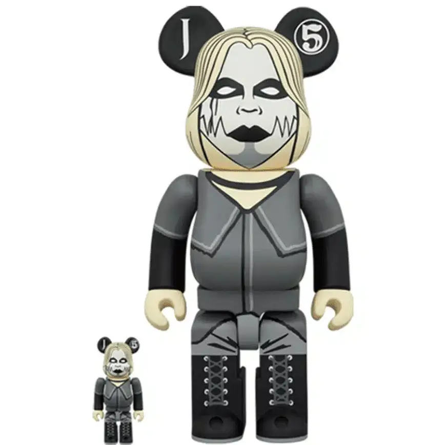 Mô Hình Bearbrick John 5 100% &amp; 400% Black
