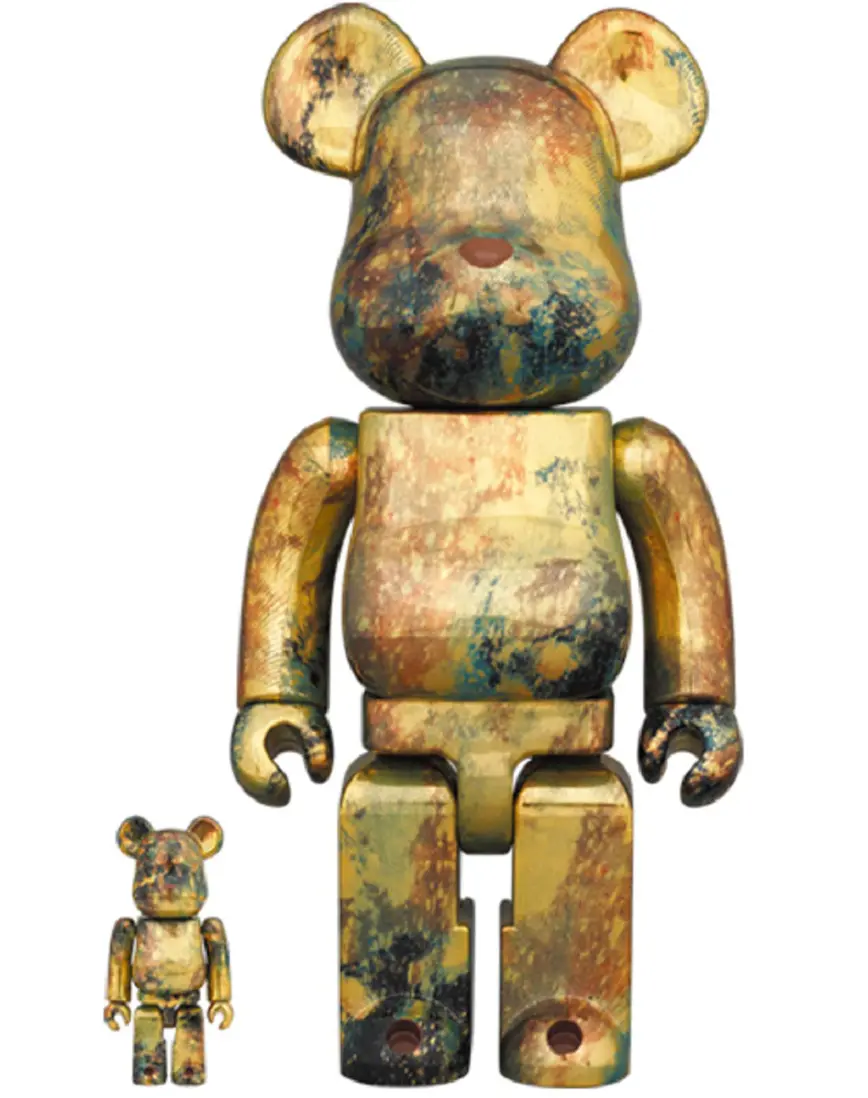 Mô hình Bearbrick Pushead Gold  400% 100%