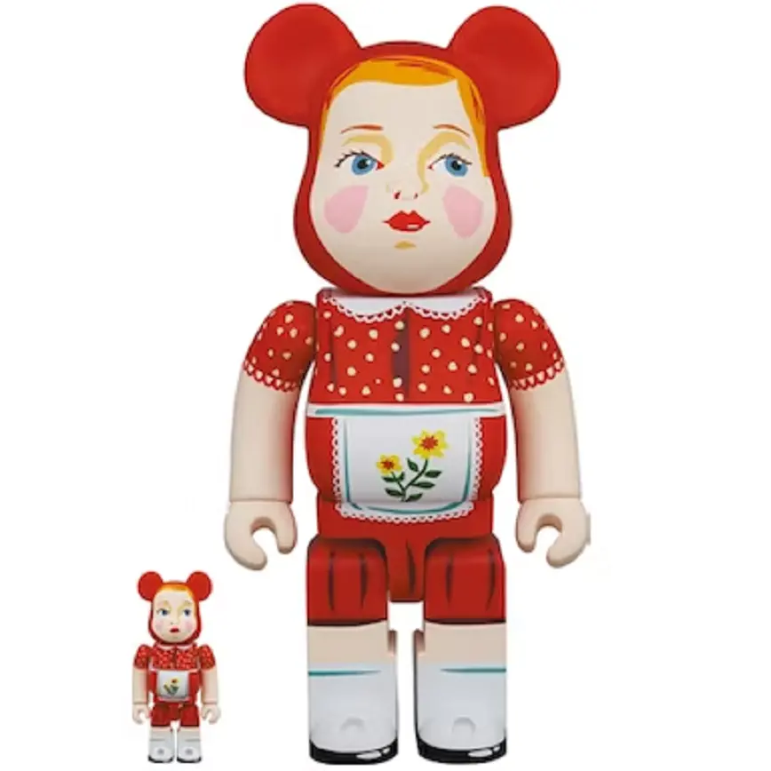 Mô Hình Bearbrick x Nathalie Lete Chaperon Rouge 100% &amp; 400%