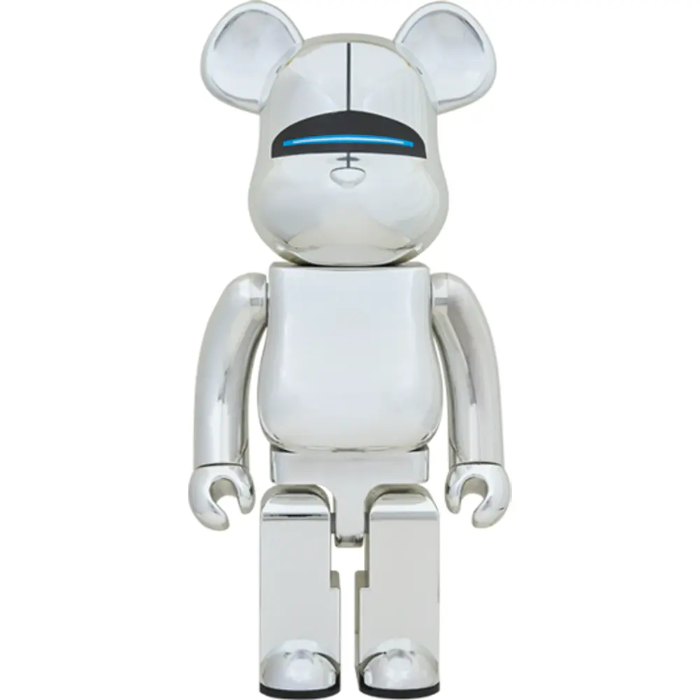 Mô Hình Bearbrick Sorayama Sexy Robot Silver