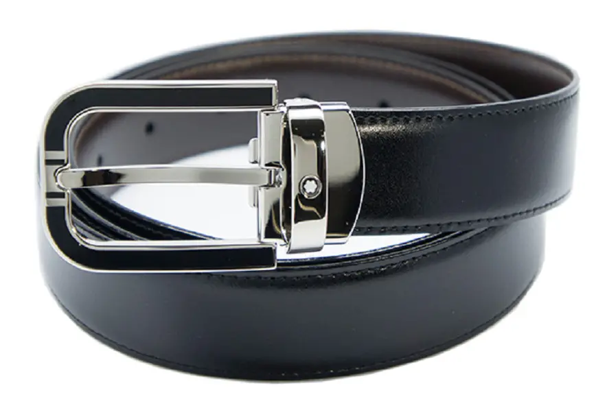 Thắt Lưng MontBlanc Classic Line Horseshoe Shaped Mens Leather Belt 109740