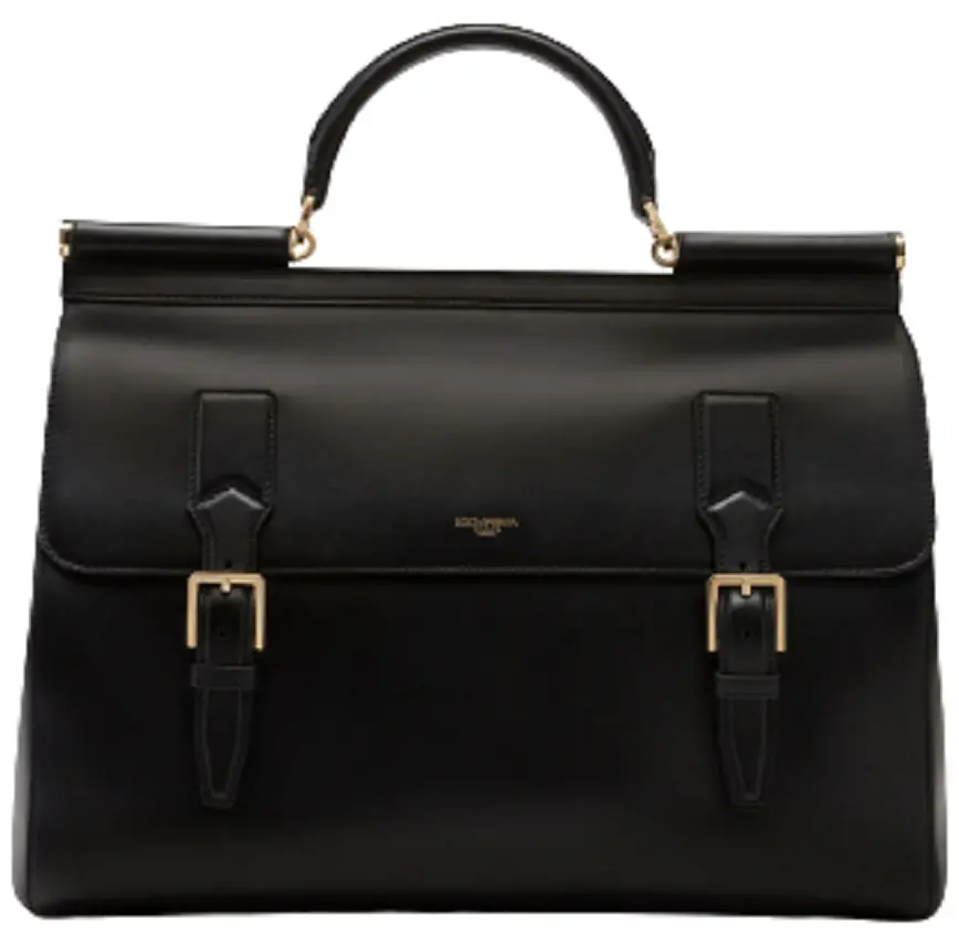Túi Dolce &amp; Gabbana Calfskin Monreale Travel Bag 'Black'