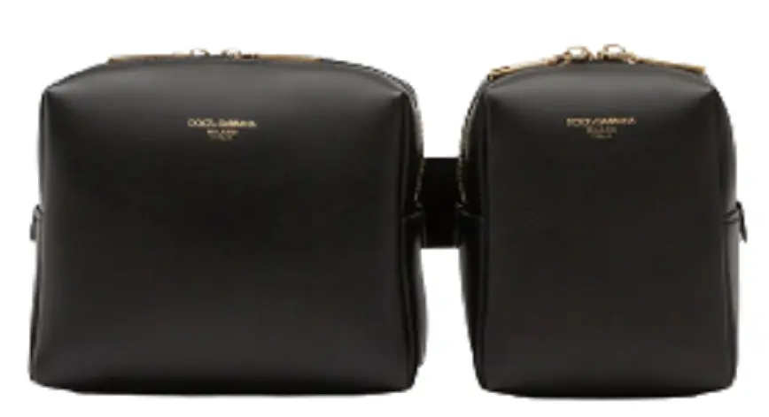Túi Dolce &amp; Gabbana Calfskin Monreale Belt Bag With Heat-stamped Logo