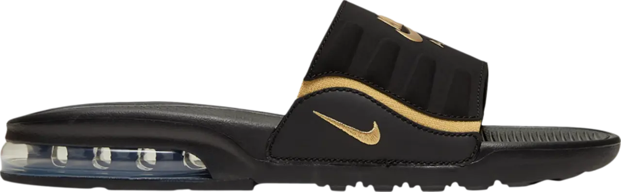Dép Nike Air Max Camden Slide 'Black Metallic Gold' BQ4633-001