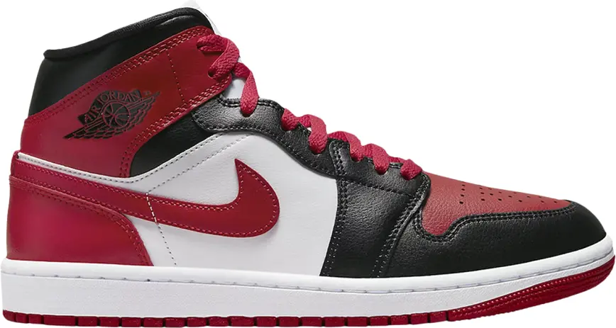 Giày Nike Air Jordan 1 Mid 'Alternate Bred Toe' BQ6472-079