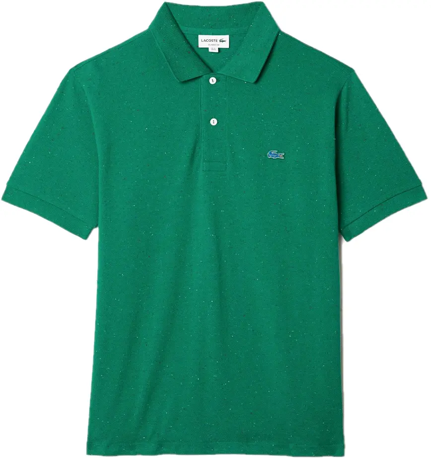 Áo Lacoste Classic Fit Speckled Print Cotton 'Green' PH2363-7BS