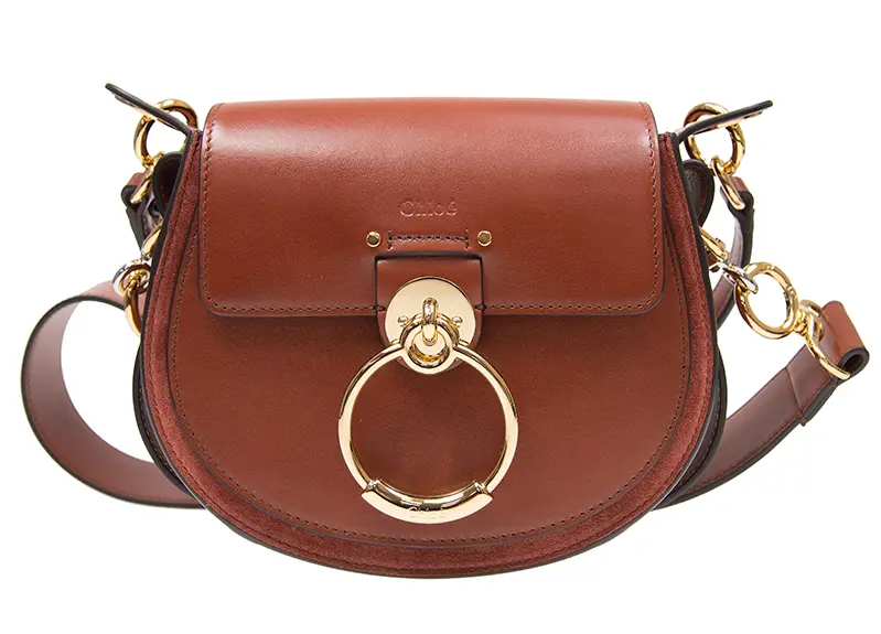 Túi Chloé Small Tess Shoulder Bag Sepia Brown CHC18WS153A3727S