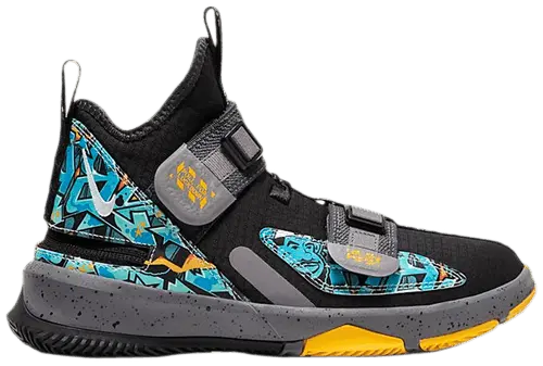 Giày Nike LeBron Soldier 13 Flyease GS 'Graffiti'  AR7586-070
