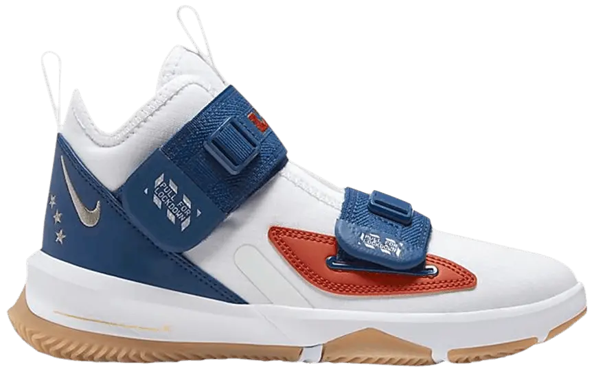 Giày Nike LeBron Soldier 13 LA GS ' White Coastal Blue' CU4133-124