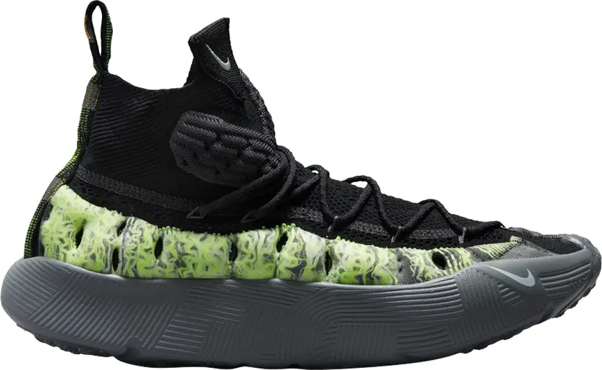 Giày Nike ISPA Sense Flyknit 'Black Neon Green' CW3203-003