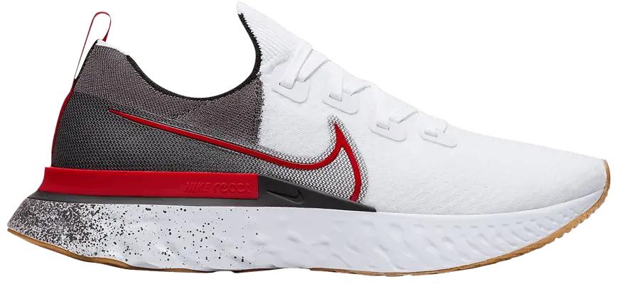 Giày Nike React Infinity Run Flyknit 'White University Red' CW5245-100