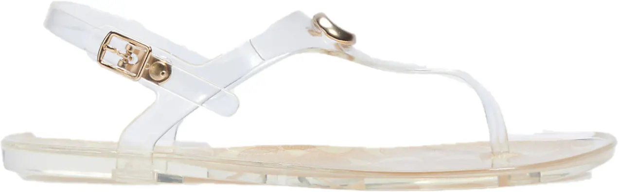 Dép Coach Natalee Jelly Sandal 'Clear' C3067-CLE