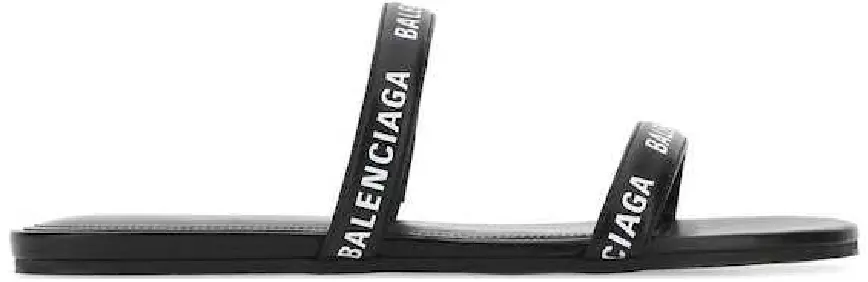 Dép Balenciaga Round Flat Slippers Sandals 'Black' 694999-WCAE1-1090