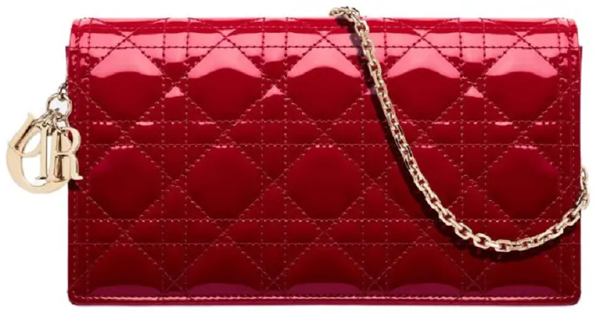 Túi Dior Lady Dior Pouch 'Cherry Red' S0204OVRB-M323