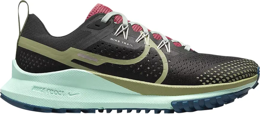 Giày Nike Wmns React Pegasus Trail 4 'Black Alligator Mint' DJ6159-004