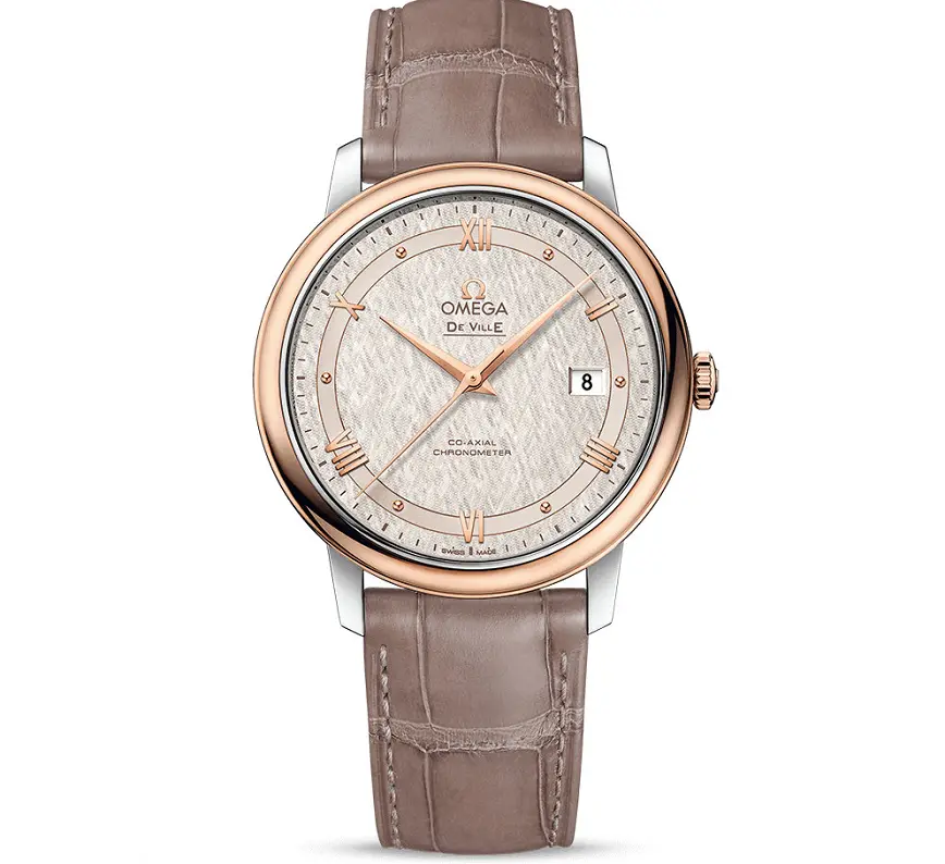 Đồng Hồ Omega De Ville Ivory Silvery 'Brown' 424-23-40-20-02-003