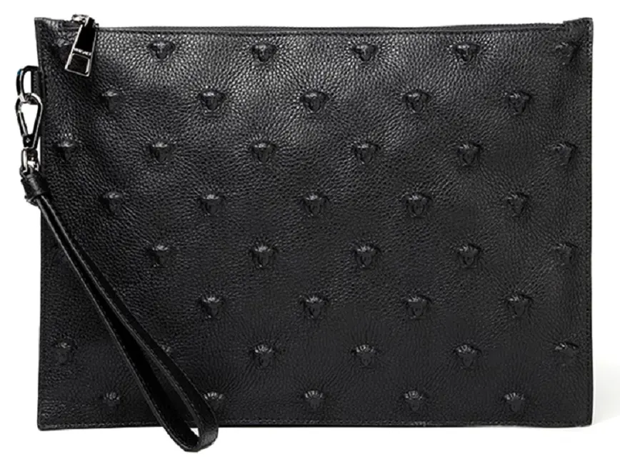 Túi Versace Men's Medusa 'Black Leather' DP85102-DVTMA-D41E