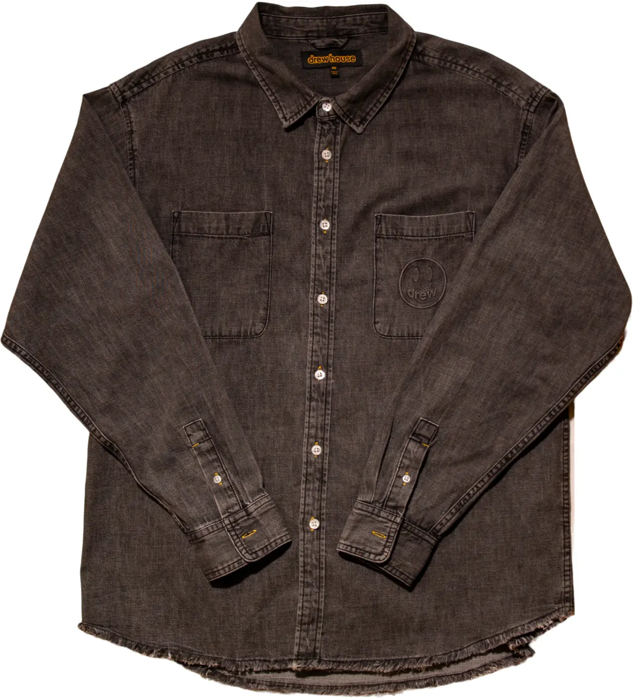 Áo Drew House Lightweight Denim ls Shirt Light Black