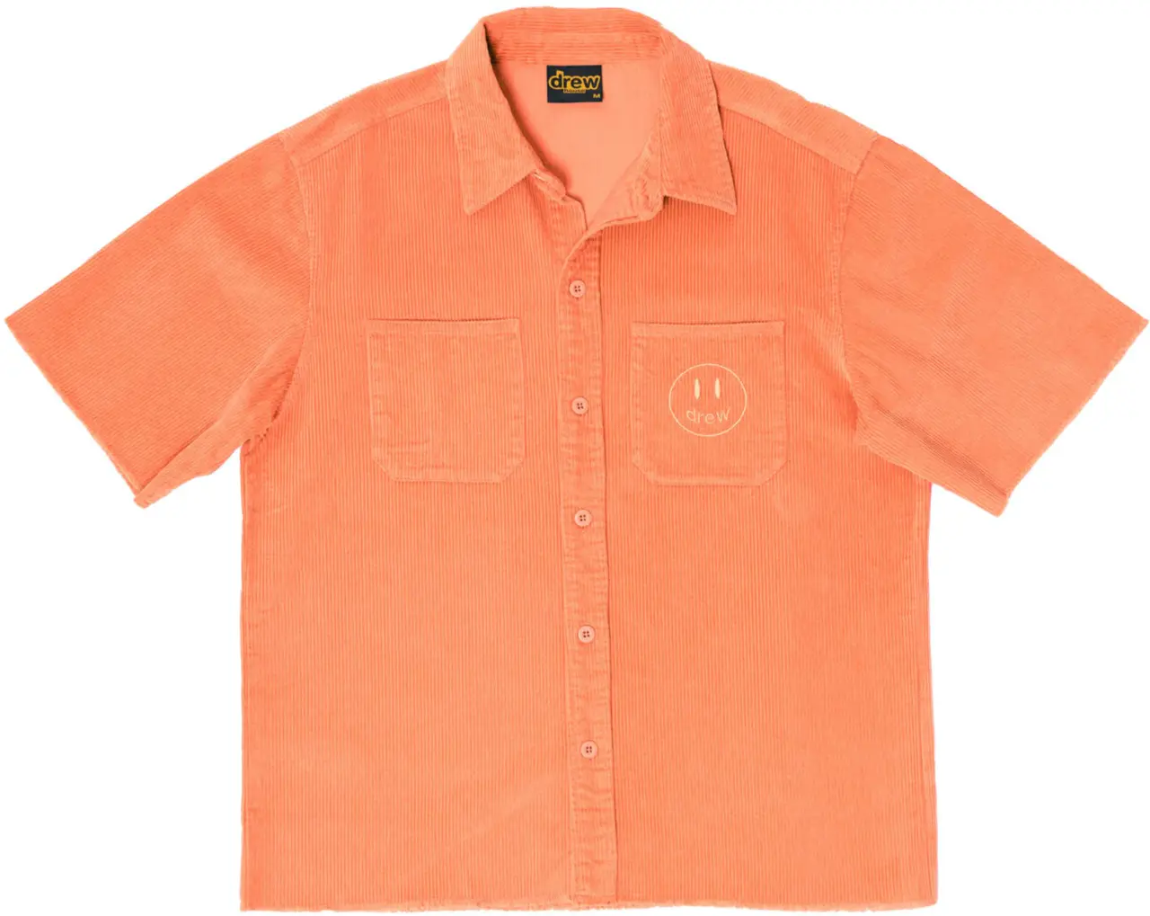 Áo Drew House SS Corduroy Shirt Peach