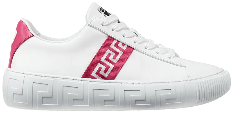 Giày Versace Wmns Greca 'White Pink' DST644D-1A00775-2W090
