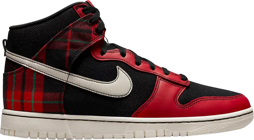 Giày Nike Dunk High 'Black University Red' DV0826-001
