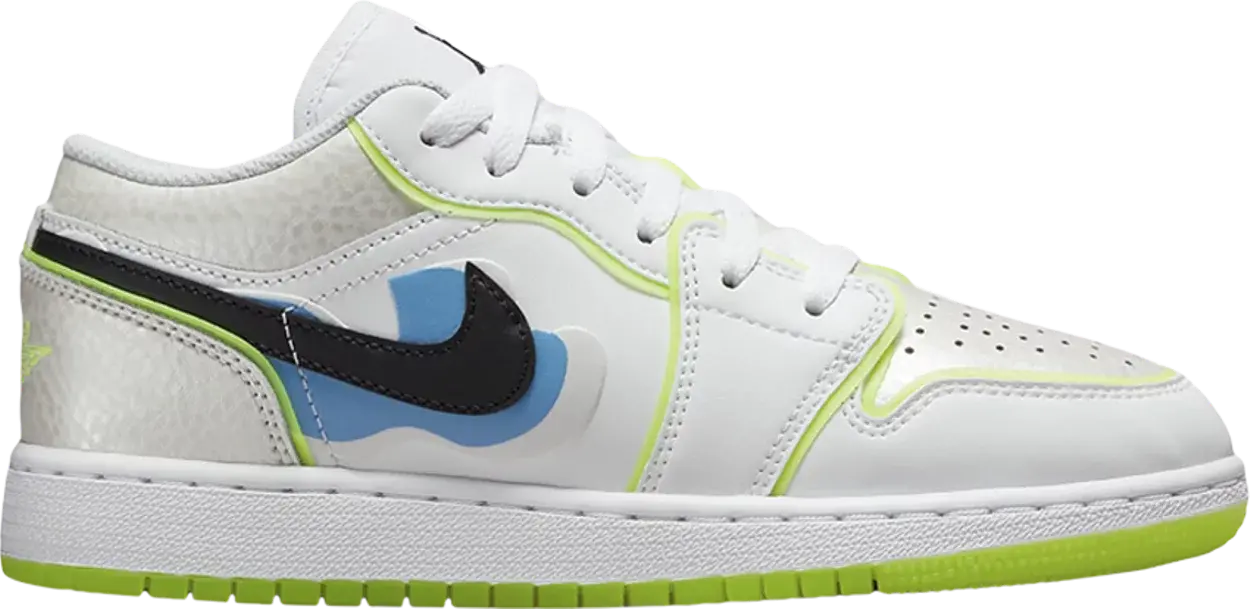 Giày Nike Air Jordan 1 Low SE GS 'Warped Swoosh' DV1324-117