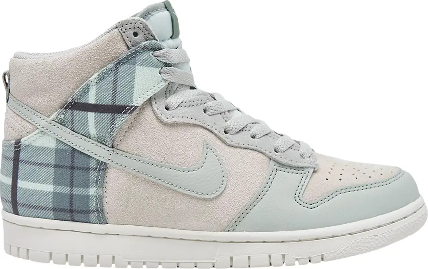 Giày Nike Dunk High SE GS 'Mint Plaid' DV1724-100