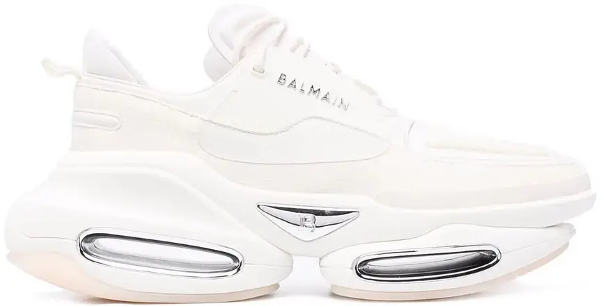 Giày Balmain B-bold Low Top Leather 'White' WM0VI277TRPN0FA