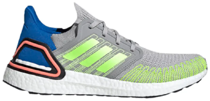 Giày Adidas UltraBoost 20 'Grey Signal Green' FX0899