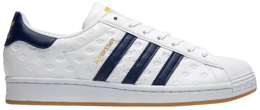 Giày Adidas Superstar 'Debossed Trefoils Navy Gum' FX4045