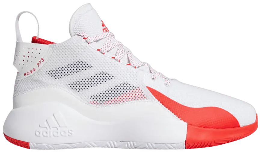 Giày Adidas D Rose 773 2020 'White Vivid Red' FX7120