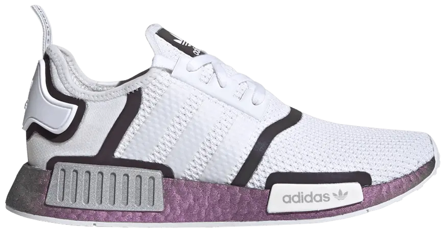Giày Adidas NMD_R1 'White Tech Purple' FZ0035