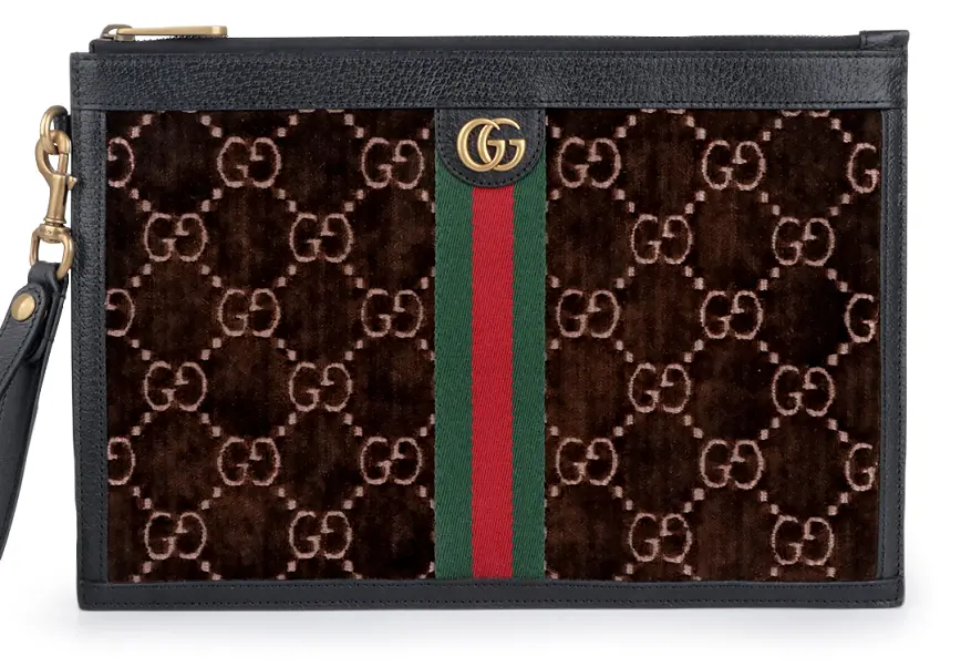 Túi Gucci Clutch GG Velvet 575371 9JTST 2074