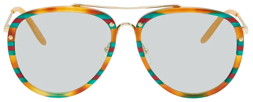 Kính Gucci Aviator Sunglasses 'Blue' GG0662S-004-56