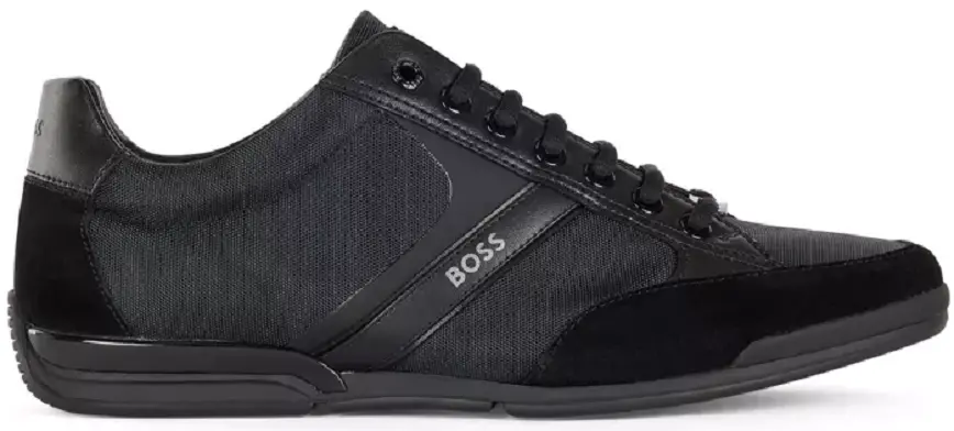 Giày Hugo Boss Suede And Faux 'Black' 50471235