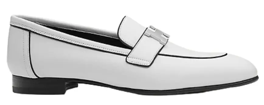 Giày Hermes Paris Loafer 'Blanc' H221004Z90380