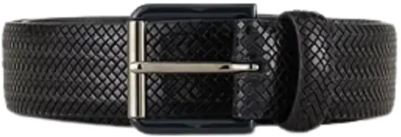 Thắt Lưng Giorgio Armani Leather Belt With Lizard Print 'Navy Blue'