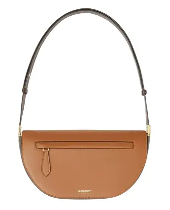 Túi Burberry Small Two-tone Leather Olympia Bag 'Warm Tan'