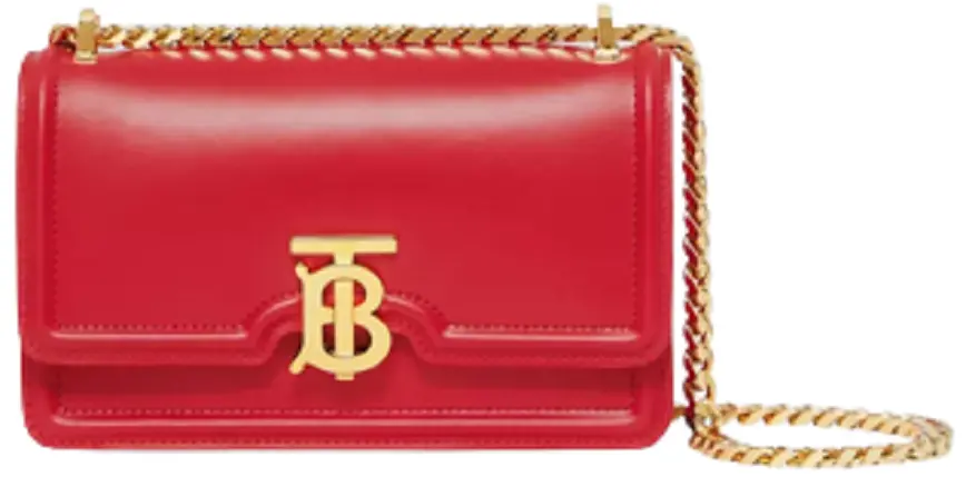 Túi Burberry Mini Leather Chain TB Bag 'Bright Red'