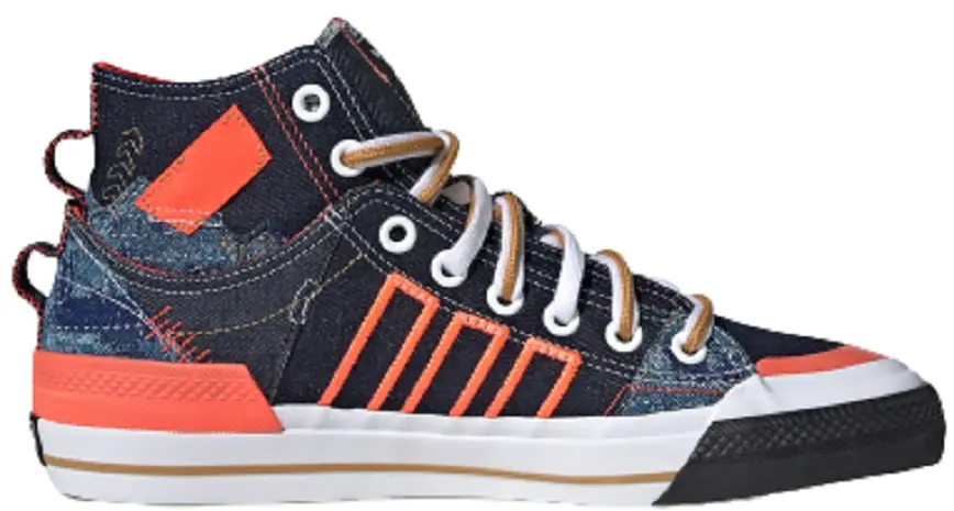 Giày Adidas Nizza Hi DL Denim 'Mutil' FZ5238