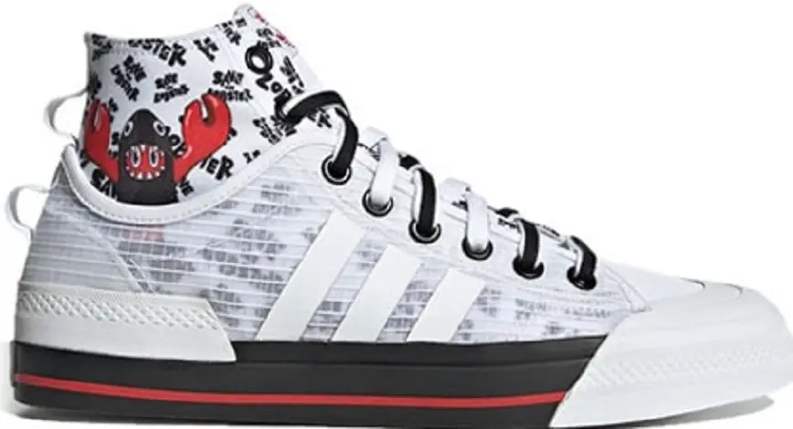 Giày Adidas Nizza Hi DL Clover 'White And Black' GY5340