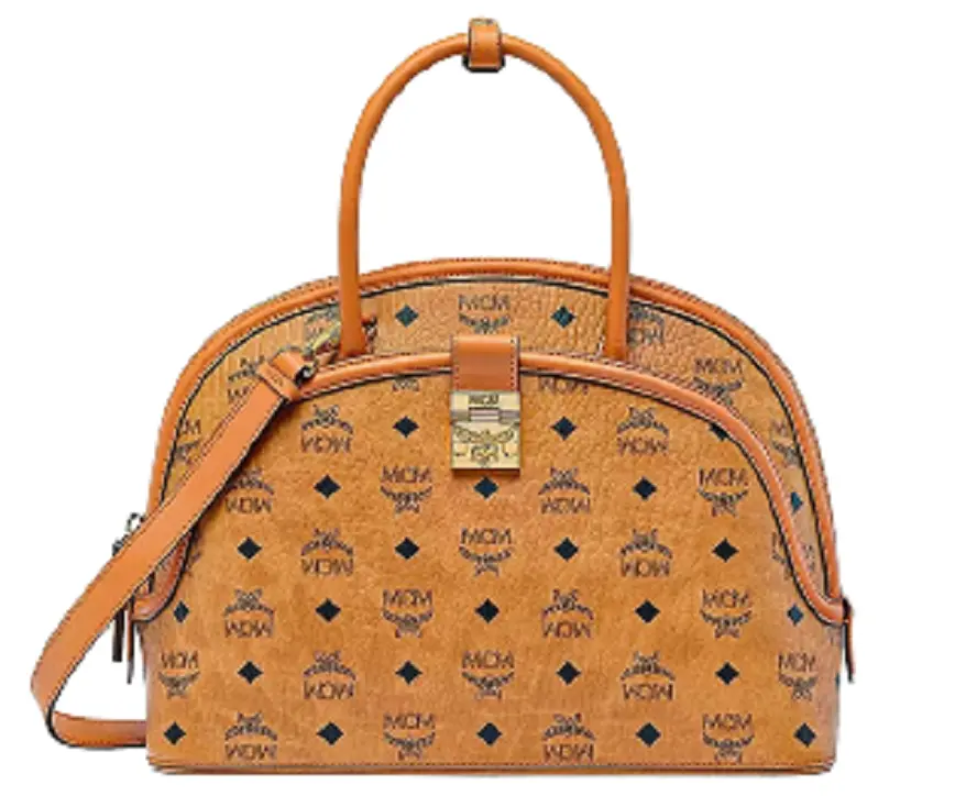 Túi MCM Large Anna Tote In Visetos Cognac MWTBSNN01CO001