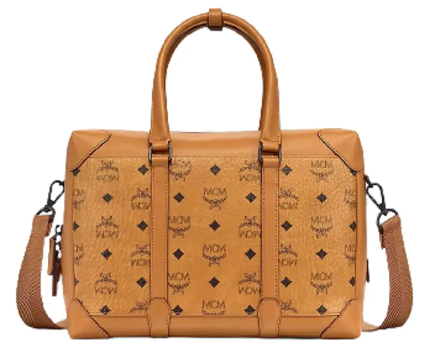 Túi MCM Medium Soft Berlin Tote In Visetos Cognac MMTBSBF02CO001