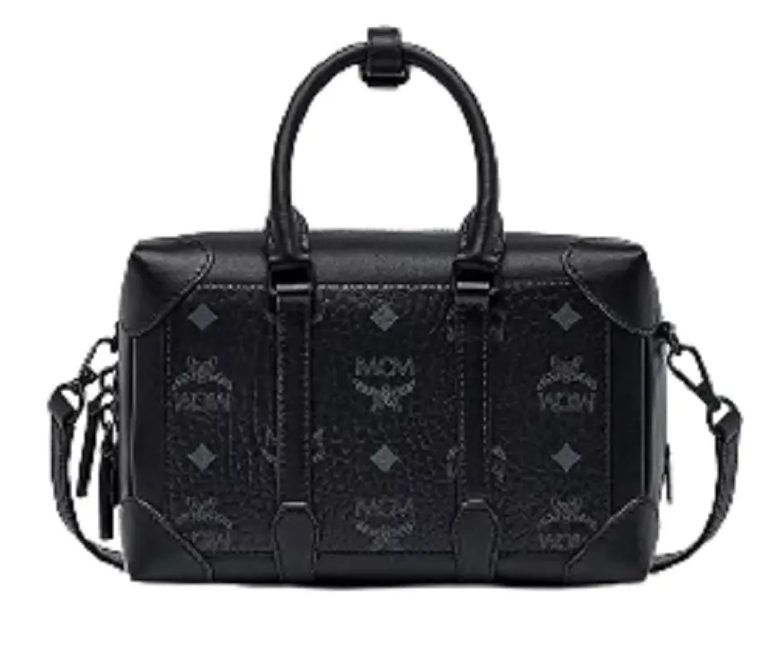 Túi MCM Small EW Soft Berlin Crossbody In Visetos Black MMRBSBF03BK001