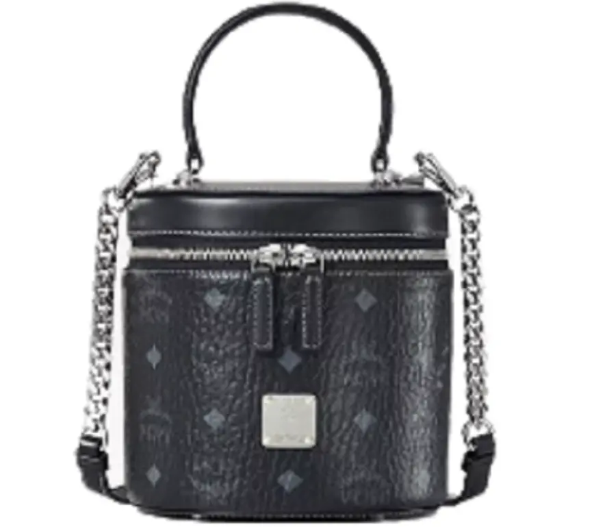 Túi MCM Cylinder Crossbody In Visetos Black MWRAACG01BK001