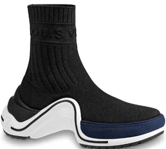 Giày Louis Vutton Archlight Instant Socks Black 1A5C7E