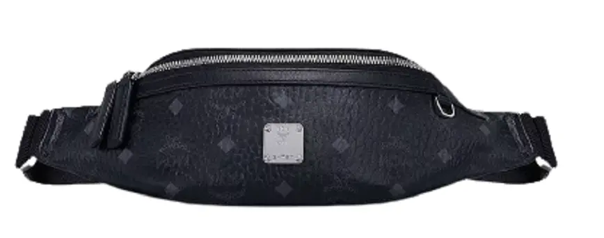 Túi MCM Small Fursten Belt Bag In Visetos Black MMZAAFI04BK001