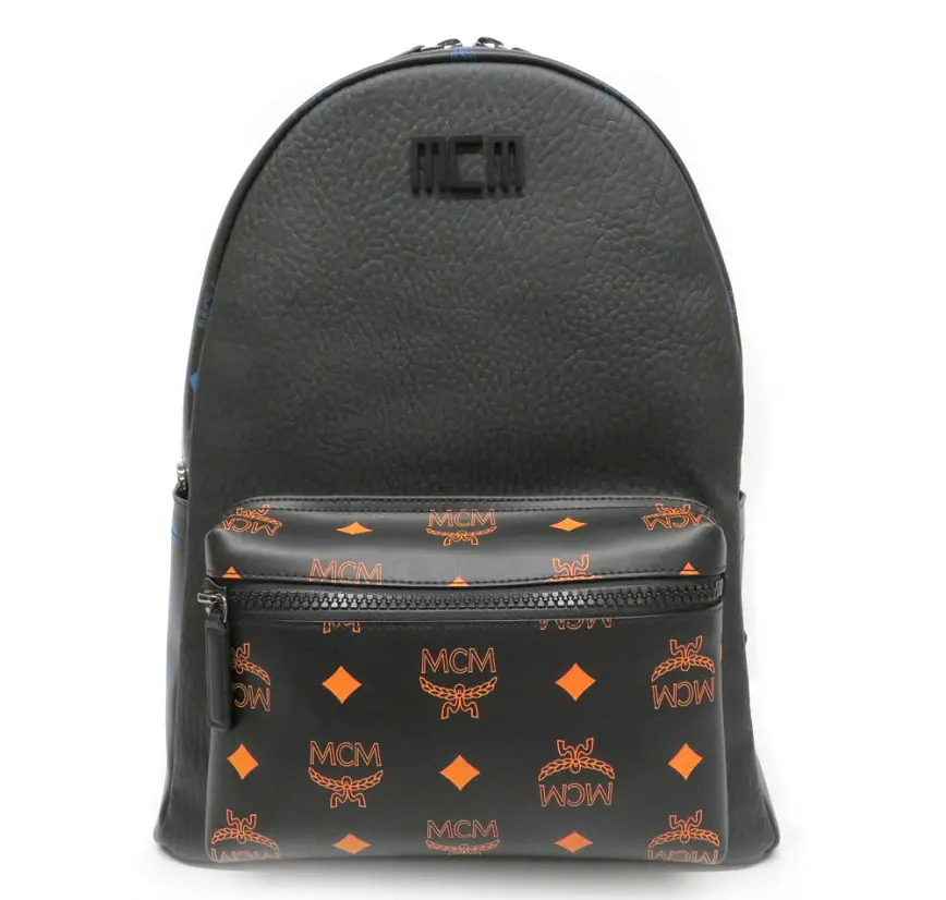 Balo MCM Splash Logo Print Backpack 'Black' MMKBASX04BK001