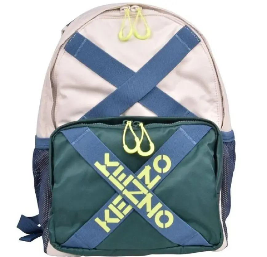 Balo Kenzo Multi-strap Logo Sport 'Blue White' FB65SA213F22-93